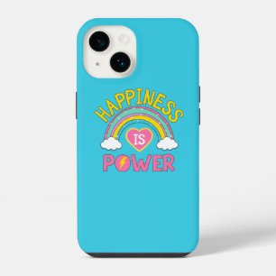 Happiness is Power Rainbow iPhone 14 Case