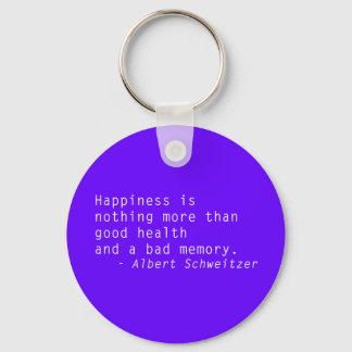 Happiness is Quotes Key Chain