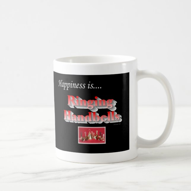 Happiness is... Ringing Handbells Coffee Mug (Right)