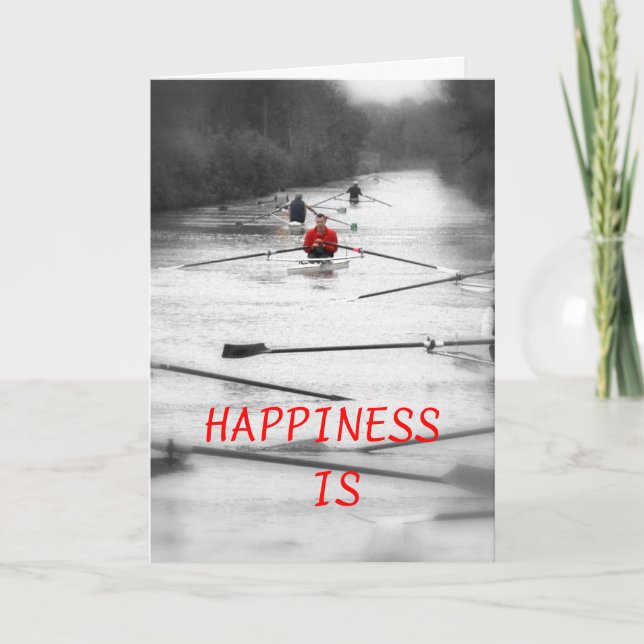 , HAPPINESS IS THANK YOU CARD (Front)