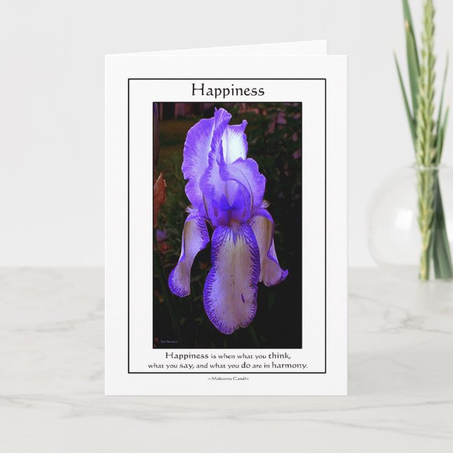 Happiness is when... card (Front)