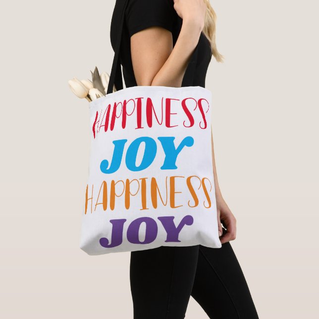 Happiness Joy Tote (Close Up)