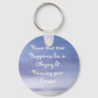 Happiness Keychain