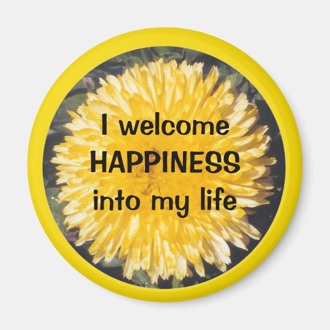 HAPPINESS - magnet (Front)