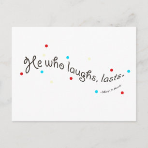 Happiness Motivational Quotes Postcard