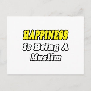 Happiness...Muslim Postcard