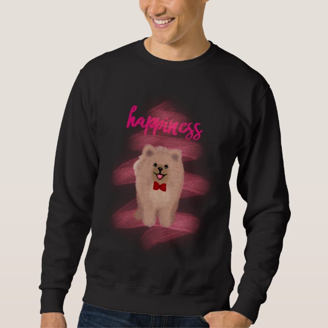 Happiness Pomeranian Sweatshirt (Front)