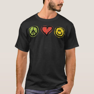Happiness Positive Message Symbols T-Shirt