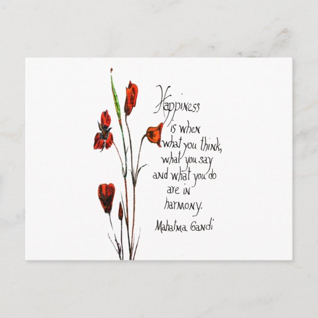 Happiness Postcard (Front)