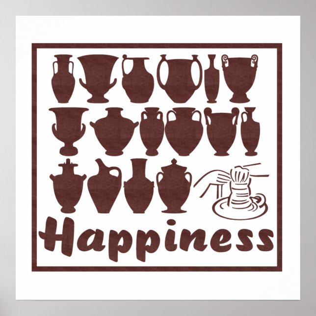 Happiness: Pottery Poster (Front)