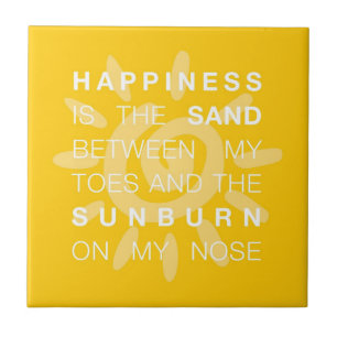Happiness Sand & Sun Tile