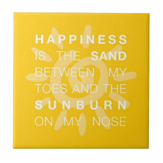 Happiness Sand & Sun Tile