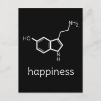 happiness serotonin molecules