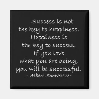 Happiness & Success Quote Magnet