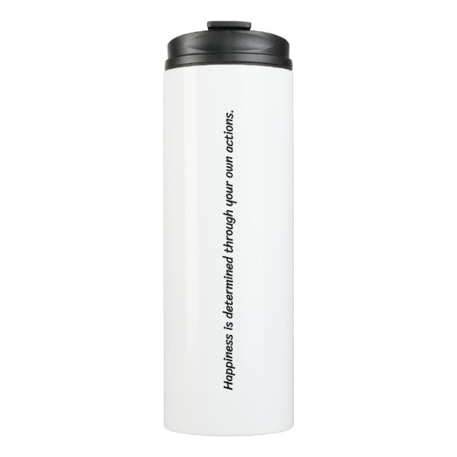 Happiness Thermal Tumbler (Front)