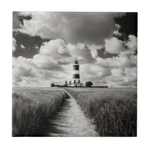 Happisburgh Lighthouse Ceramic Tile
