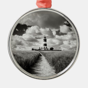 Happisburgh Lighthouse Metal Ornament