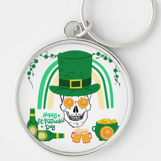 HAPPPY SAN PATRICK DAY KEY RING (Front)