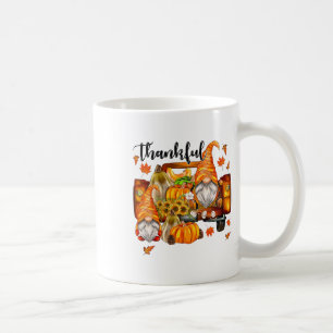 Happpy Thanksgiving Day Autumn Fall Maple Leaves T Coffee Mug