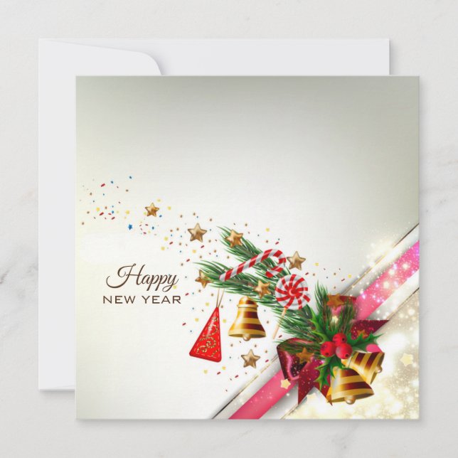 Happu New Year Card (Front)