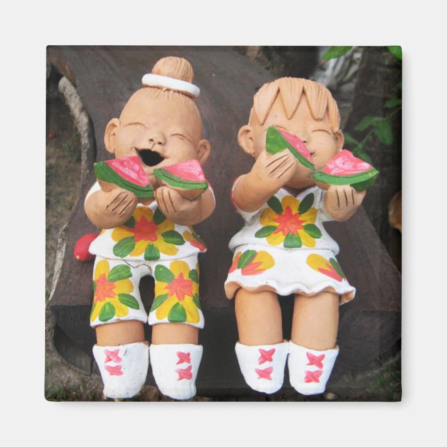 Happy  ハッピーかわいい magnet (Front)