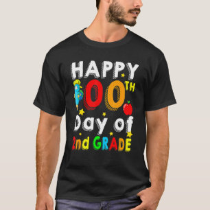 Happy 100 Days Of 2nd Grade 100th Day Of School Se T-Shirt