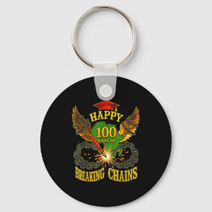 Happy 100 Days Of Breaking Chains Mlk Legacy Schoo Key Ring