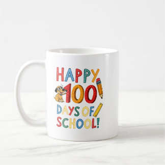 happy 100 days of school 100 days school loading coffee mug