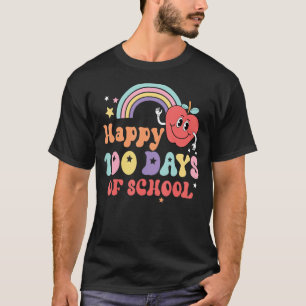 Happy 100 Days Of School 100 Days Smarter Brighter T-Shirt