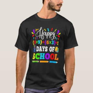 Happy 100 Days Of School 100th Math Equation Teach T-Shirt