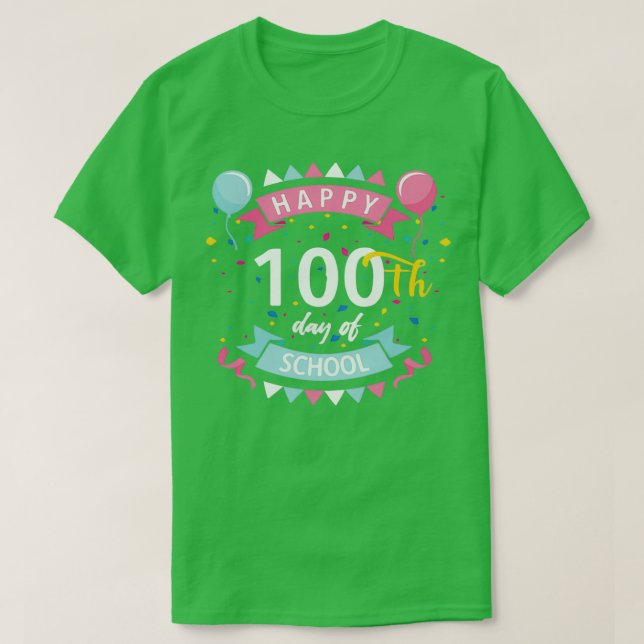 happy 100 days of school 41 T-Shirt (Design Front)