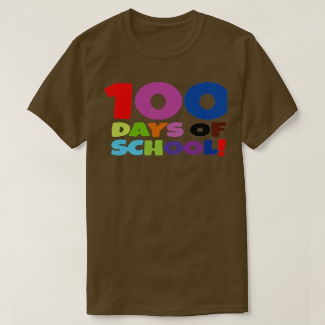 Happy 100 days of school 44 T-Shirt (Design Front)