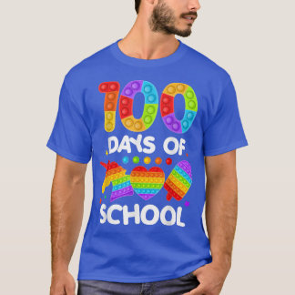 Happy 100 Days Of School And Still Poppin 100th Da T-Shirt