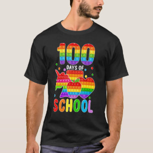 Happy 100 Days Of School And Still Poppin 100th Da T-Shirt