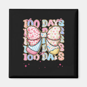 Happy 100 Days Of School Coquette 100th Day Teache Magnet