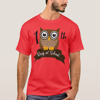 HAPPY 100 DAYS OF SCHOOL CUTE OWL T-Shirt