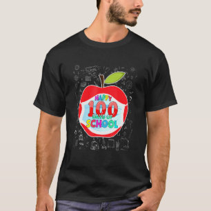 Happy 100 Days Of School Face Mask Outfit Teacher  T-Shirt