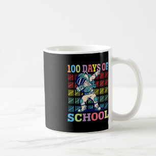 Happy 100 Days Of School Kids Dabbing Astronaut Lo Coffee Mug