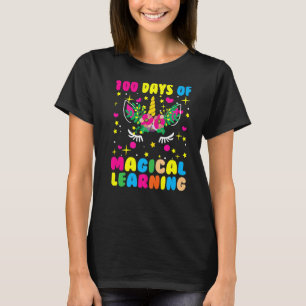 Happy 100 Days Of School Magical Learning Unicorn T-Shirt