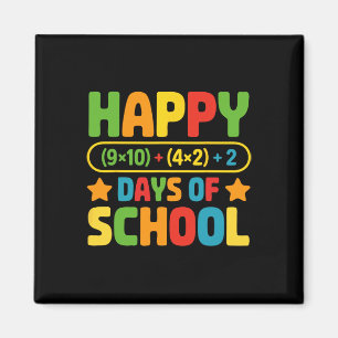 Happy 100 Days Of School Math Equation Teacher Sty Magnet