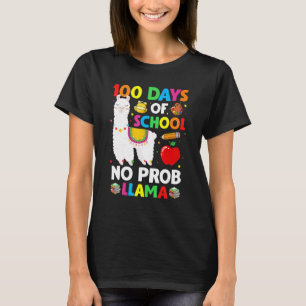 Happy 100 Days Of School No Pro-Llama Llama Teache T-Shirt