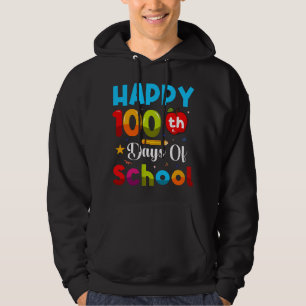 happy 100 days of school smarter hoodie