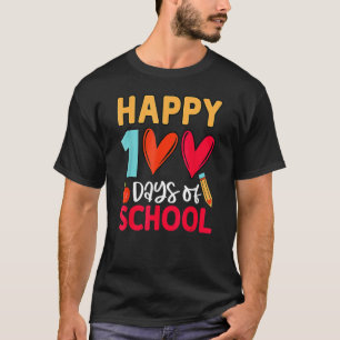 Happy 100 Days Of School Teacher Girls Boys 100th T-Shirt