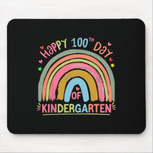 Happy 100 Days Of School Teacher Girls Kids Womens Mouse Pad