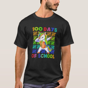 Happy 100 Days Of School Unicorn Lover T-Shirt