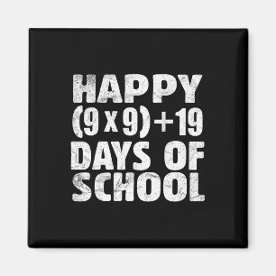 Happy 100 Days School Math Equation 100th Day Teac Magnet