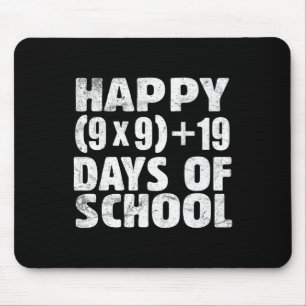 Happy 100 Days School Math Equation 100th Day Teac Mouse Pad