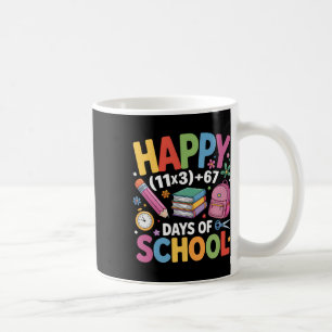 Happy 100 Days School Math Equation Six Seven 67 M Coffee Mug