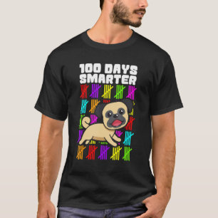 Happy 100 Days Smarter Dog Shirts, 100th Day Of Sc T-Shirt