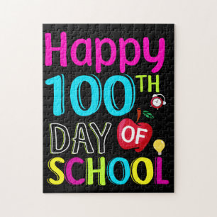 Happy-100-th-day-of-school Jigsaw Puzzle